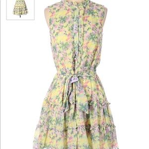 Medium Harper Wren Easter dress, buttons and a front tie. Flowery and flowy.
